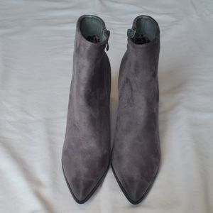 Grey ankle boots